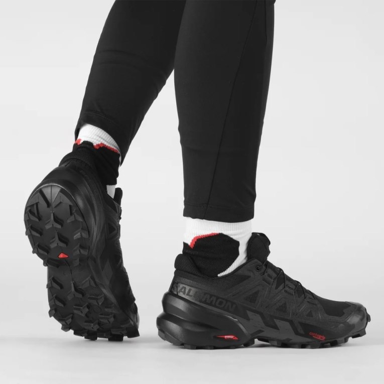Tenis Para Trail Running Salomon Speedcross 6 Mujer Negros | MX QDSK294